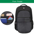 Mochila para portátil de 17.3 pulgadas, antirrobo, impermeable, con puerto USB, para viaje y trabajo, Negra