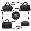 Kono Bolsa de Viaje Cabina, Ligero, 40x20x25 cm, Negro