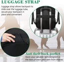 MATEIN Mochila para Portátil de 15.6 Pulgadas, Antirrobo, Impermeable, con Puerto USB, para Hombre, Negro
