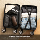NUMADA Upfly Maleta de Cabina Underseat 40x25x20 cm (20L), ABS, con Ruedas Desmontables, Ideal para Ryanair, Azul Marino
