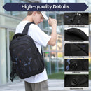 Amythe Mochila Escolar Grande, Versátil, Unisex, para Adolescentes y Jóvenes, Negro