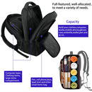 MATEIN Mochila para Portátil de 15.6 Pulgadas, Antirrobo, Impermeable, con Puerto USB, para Hombre, Negro