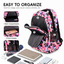 IvyH Mochila Escolar para Adolescentes (10-18 Años), Unisex, Tipo Casual para Colegio y Viaje