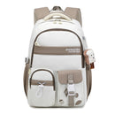 Amythe Mochila Escolar Casual de Viaje, 21L, para Adolescentes y Jóvenes, Marrón