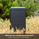 NUMADA Upfly Maleta de Cabina Underseat 40x25x20 cm (20L), ABS, con Ruedas Desmontables, Ideal para Ryanair, Azul Marino