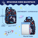 RAVUO Mochila Escolar para Niños de 4-6 Años, Impermeable, con Correa de Pecho, Diseño Astronauta