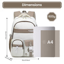 Amythe Mochila Escolar Casual de Viaje, 21L, para Adolescentes y Jóvenes, Marrón