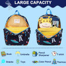 RAVUO Mochila Escolar para Niños de 4-6 Años, Impermeable, con Correa de Pecho, Diseño Astronauta