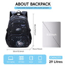 Amythe Mochila Escolar Grande para Niños y Adolescentes, Impermeable, Diseño Ergonómico, para 9-17 Años