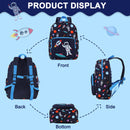 RAVUO Mochila Escolar para Niños de 4-6 Años, Impermeable, con Correa de Pecho, Diseño Astronauta