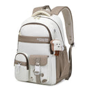Amythe Mochila Escolar Casual de Viaje, 21L, para Adolescentes y Jóvenes, Marrón
