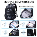 Amythe Mochila Escolar Grande para Niños y Adolescentes, Impermeable, Diseño Ergonómico, para 9-17 Años
