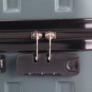 T-LOVENDO.ES Maleta de Cabina 55x40x20 cm, ABS Ligero Semirrígido, con 4 Ruedas Giratorias 360° y Candado, Verde Oscuro