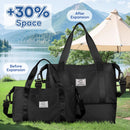 SEAFEW Bolsa de Viaje para Ryanair, 40x20x25 cm, Impermeable, Negro