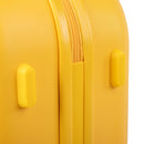 Maleta de Cabina ABS Semirrígida, 57x37x23 cm, con 4 Ruedas Dobles 360º y Candado TSA, Amarilla