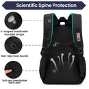 Amythe Mochila Escolar Grande, Versátil, Unisex, para Adolescentes y Jóvenes, Negro