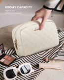 LOVEVOOK Bolsa de Viaje para Mujer, Grande, Impermeable, con Compartimento para Zapatos, Beige