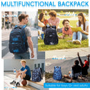 Amythe Mochila Escolar Grande para Niños y Adolescentes, Impermeable, Diseño Ergonómico, para 9-17 Años