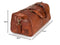 Berliner Bags Oslo Bolso de Viaje de Cuero, Vintage, Unisex, Marrón