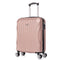 RAYKONG Maleta de Cabina ABS 55x40x20cm, Ligera, 20 Pulgadas, Rosa Dorada