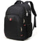 Mochila Antirrobo para Portátil de 17.3 Pulgadas, Impermeable, con Puerto USB, para Hombre, Negro