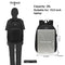 YIORMIOR Mochila para Portátil de 15.6 Pulgadas, con Puerto USB, Unisex, para Universidad y Trabajo