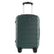 T-LOVENDO.ES Maleta de Cabina 55x40x20 cm, ABS Ligero Semirrígido, con 4 Ruedas Giratorias 360° y Candado, Verde Oscuro
