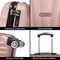 RAYKONG Maleta de Cabina ABS 55x40x20cm, Ligera, 20 Pulgadas, Rosa Dorada
