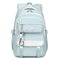 Tanou Mochila Escolar Grande para Adolescentes y Niñas, Impermeable, de Nylon, Azul