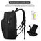YIORMIOR Mochila para Portátil de 15.6 Pulgadas, con Puerto USB, Unisex, para Universidad y Trabajo