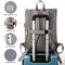 YAMTION Mochila para Portátil de 17", con Puerto USB, Unisex, para Universidad, Gris