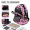 IvyH Mochila Escolar para Adolescentes (10-18 Años), Unisex, Tipo Casual para Colegio y Viaje
