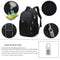 Mochila Antirrobo para Portátil de 17.3 Pulgadas, Impermeable, con Puerto USB, para Hombre, Negro