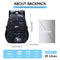 Amythe Mochila Escolar Grande para Niños y Adolescentes, Impermeable, Diseño Ergonómico, para 9-17 Años