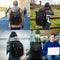 Mochila Antirrobo para Portátil de 17.3 Pulgadas, Impermeable, con Puerto USB, para Hombre, Negro