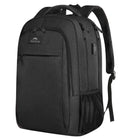 MATEIN Mochila para Portátil de 15.6 Pulgadas, Antirrobo, Impermeable, con Puerto USB, para Hombre, Negro