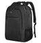 MATEIN Mochila para Portátil de 15.6 Pulgadas, Antirrobo, Impermeable, con Puerto USB, para Hombre, Negro
