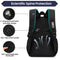 Amythe Mochila Escolar Grande, Versátil, Unisex, para Adolescentes y Jóvenes, Negro