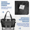 SEAFEW Bolsa de Viaje para Ryanair, 40x20x25 cm, Impermeable, Negro